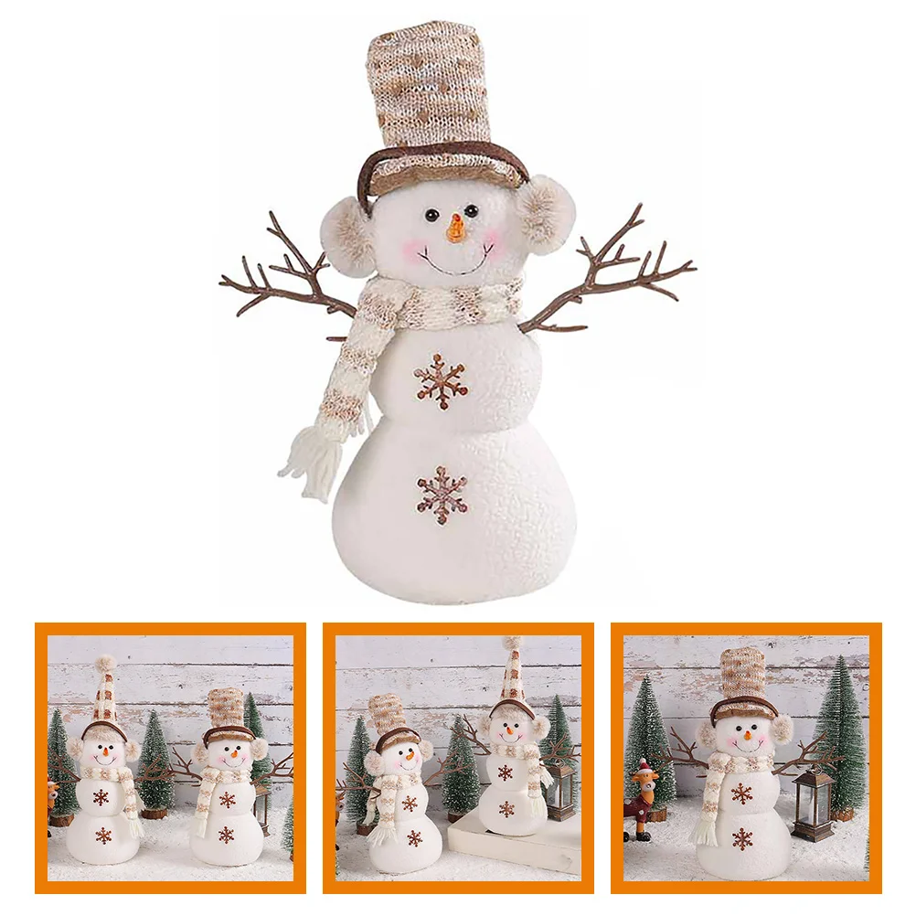 

Christmas Decorations Ornament Scene Prop Show Window Desktop Stuffed Xmas Tabletop Party Supplies