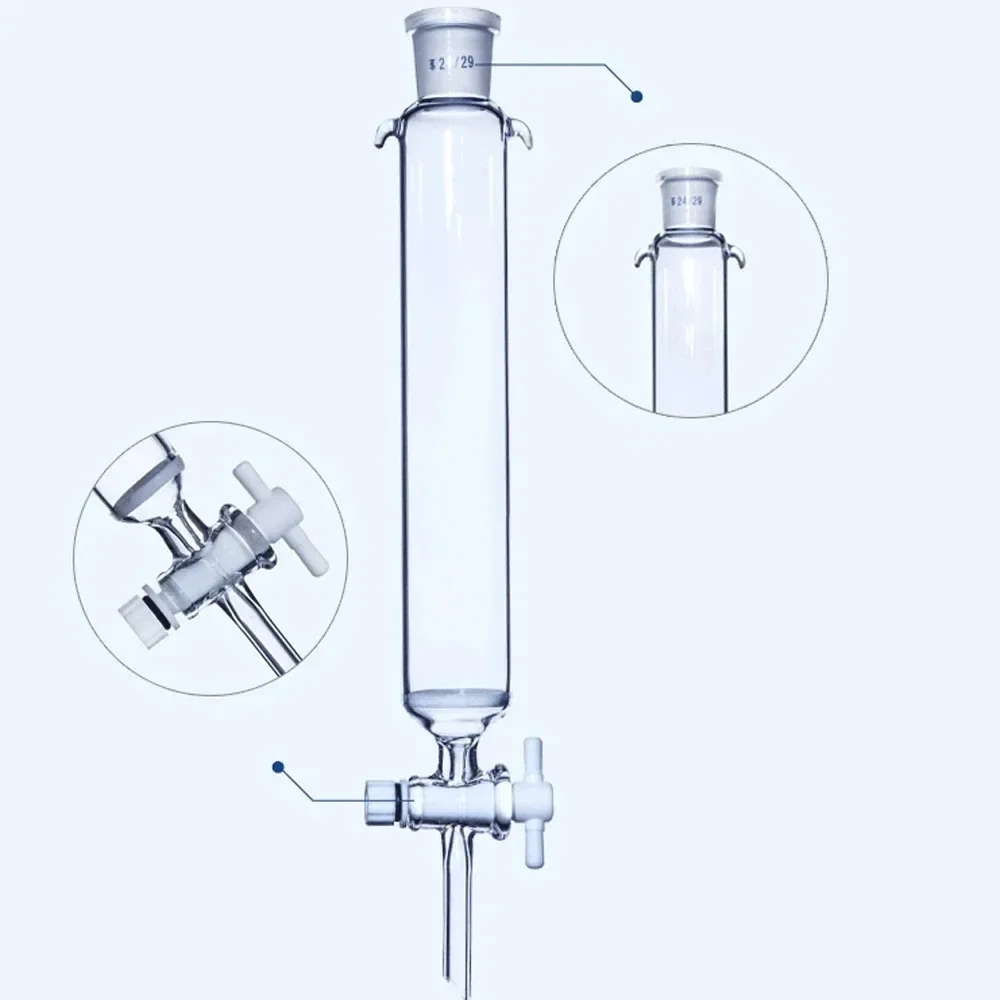 16/22/30/40мм X 200/ 300400 мм 24/29 Шарнир Боро. Лабораторная стеклянная посуда для
