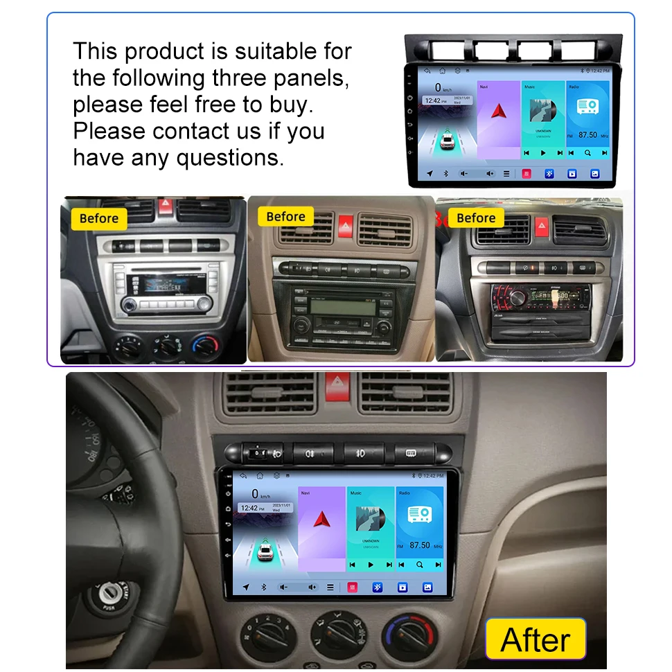 SEPTON Android Auto Car Rdio для Kia Morning Picanto 2004-2007 головное устройство 8 ядер 4GNavi DSP BT GPS