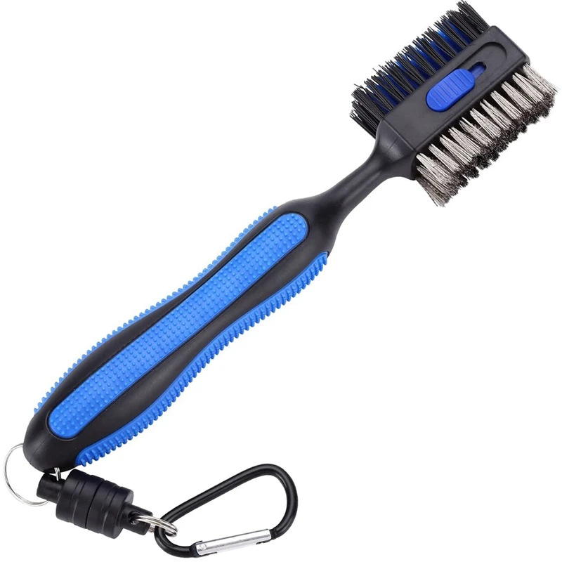 

Golf Club Brush And Club Groove Cleaner,Ergonomic Design With Rubber And Plastic Hand Grip,Golf Club Cleaner