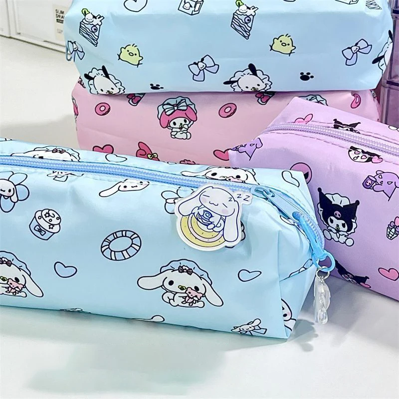 

Sanrio Pencil Bag Hello Kitty Kuromi Cinnamoroll Student's Large-Capacity Stationery Cute Storage Bag School Supplies Gift