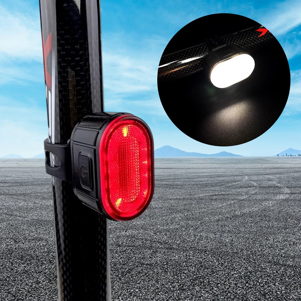 Перезаряжаемые через USB светодиодные велосипедные фонари Передние и задние 200