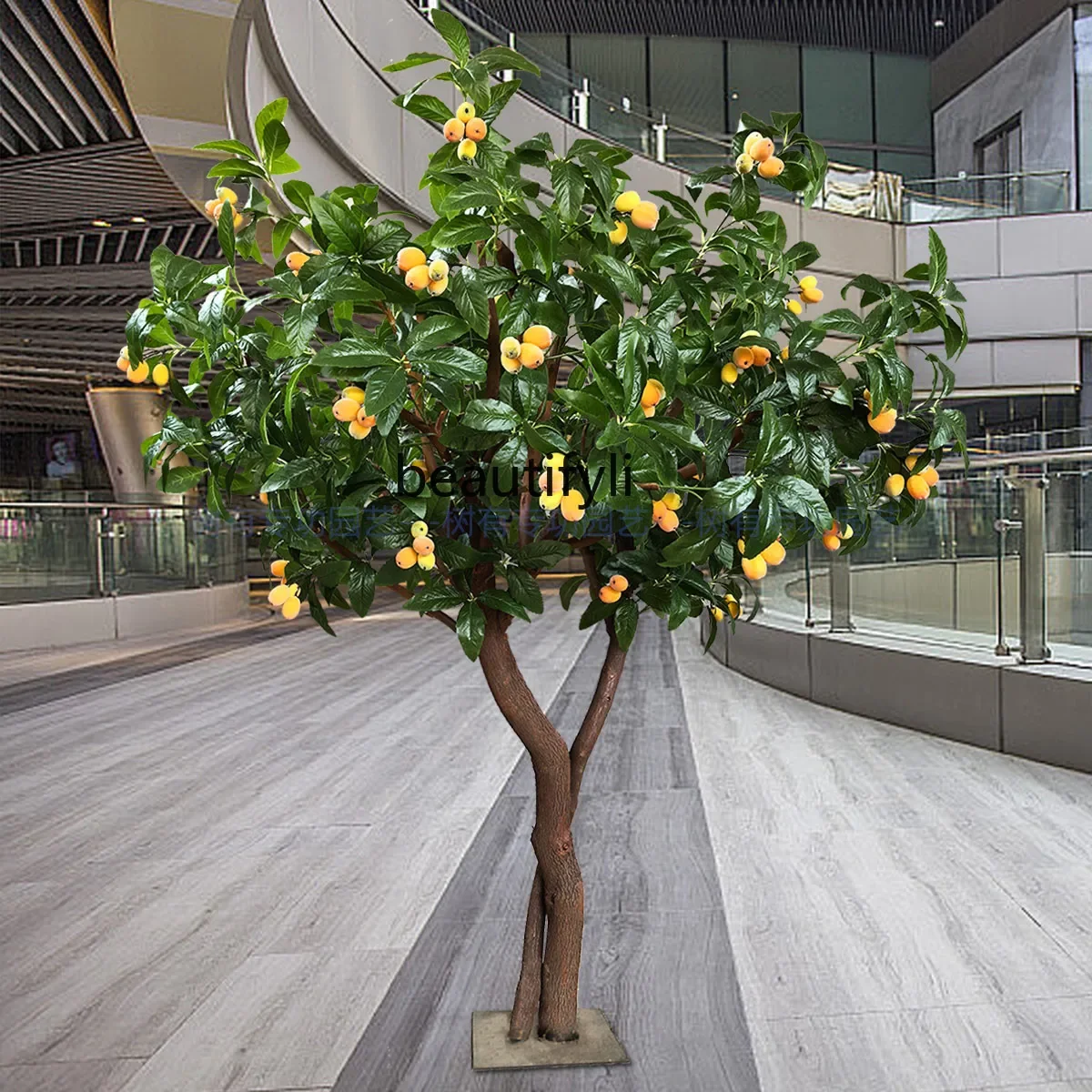Имитация дерева Loquat украшение для интерьера искусственные деревья украшения