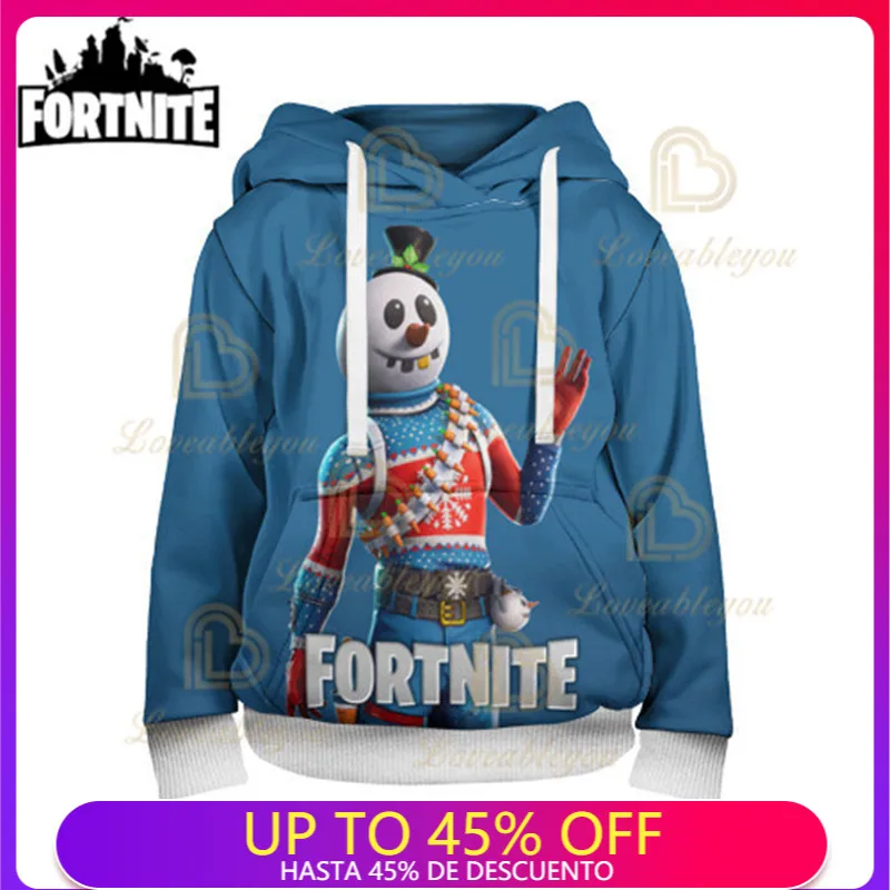 

Long Sleeve Streetwear Coat Fortnite Battle Royale Victory Crow 3d Hoodie Sweatshirt Streetwear Boys Girls Kids Teen Clothes