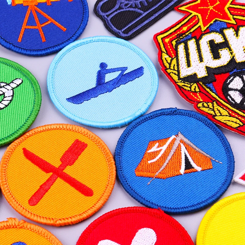 

Sport Football Patches On Clothes Basketball Iron On Embroidery Patches For Clothing Stickers DIY Baseball Patch Stripe Badge