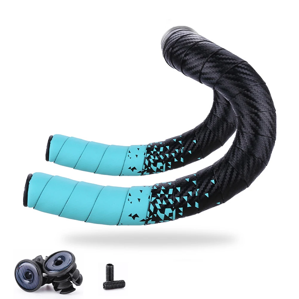 

Road Bike Handlebar Tape Bicycle Handle Bar Strap Grip Bar Padded Bar Soft Leather With End Plugs Waterproof Cycling Accessories