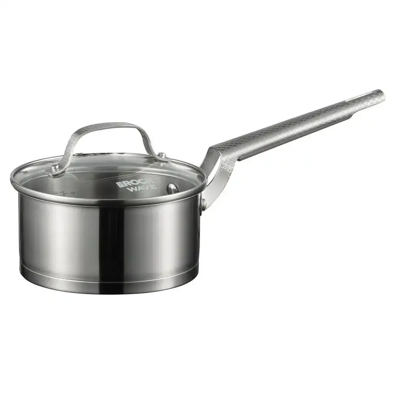 

2023 New by 034823-002-0000 3.5-Qt. Stainless Steel Saucepan with Lid Soup Pot Noodles Saucepan Noodle Hot Cooker