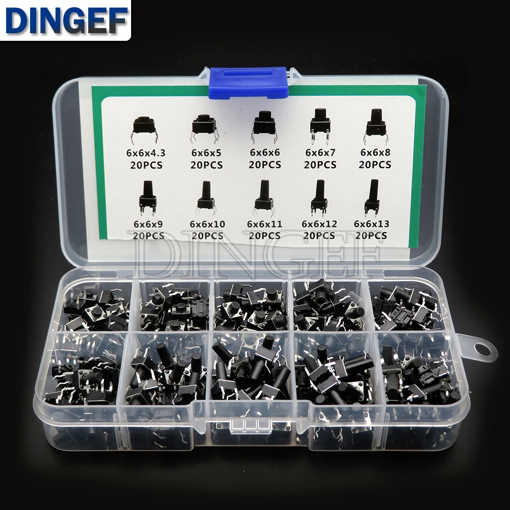 

Комплект мини-переключателей DNIGEF 6x6