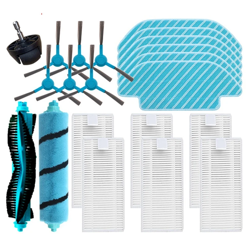 

Robot Vacuum Cleaner Parts Kit Main Side Brush Hepa Filter Mop Cloth For Cecotec Conga 4090 4490 6090