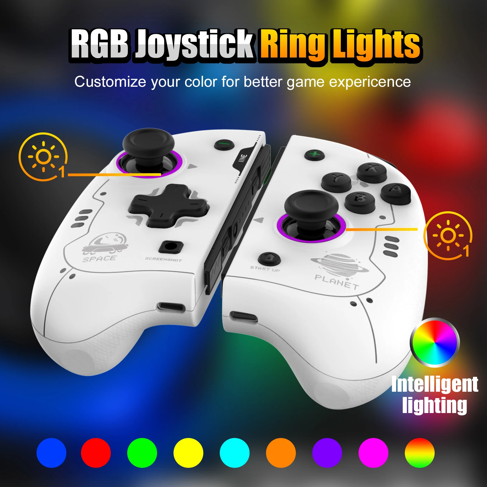 IINE Elite Joypad Wake Up Controller Auto Fire Mapping Function Compatible Nintendo Switch/Lite/OLED