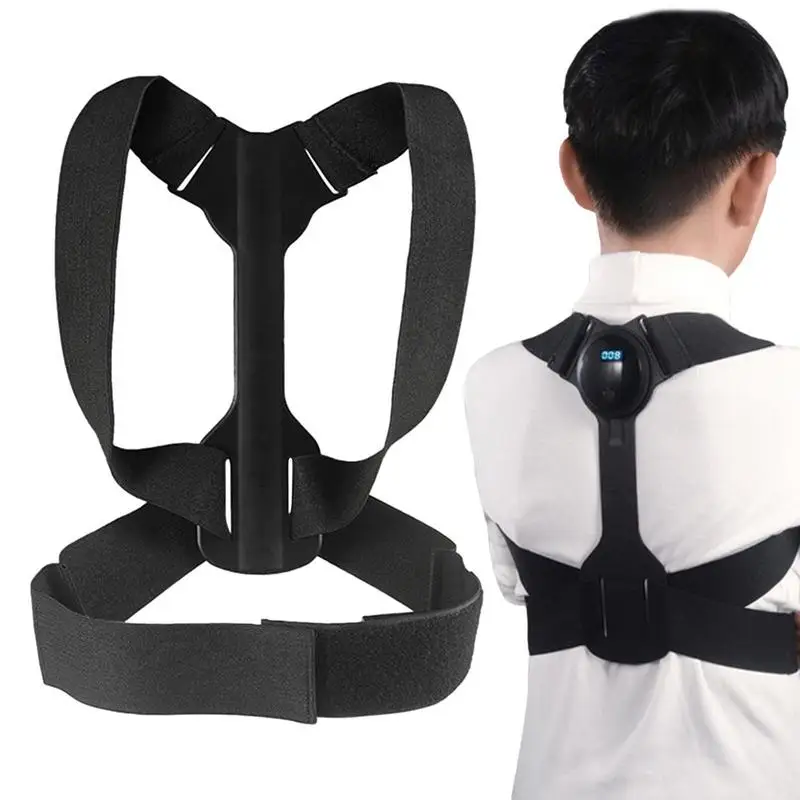 

Back Posture Brace Upper Back Brace Back Support Straightener Adjustable Shoulder Posture Brace With Intelligent Vibration For