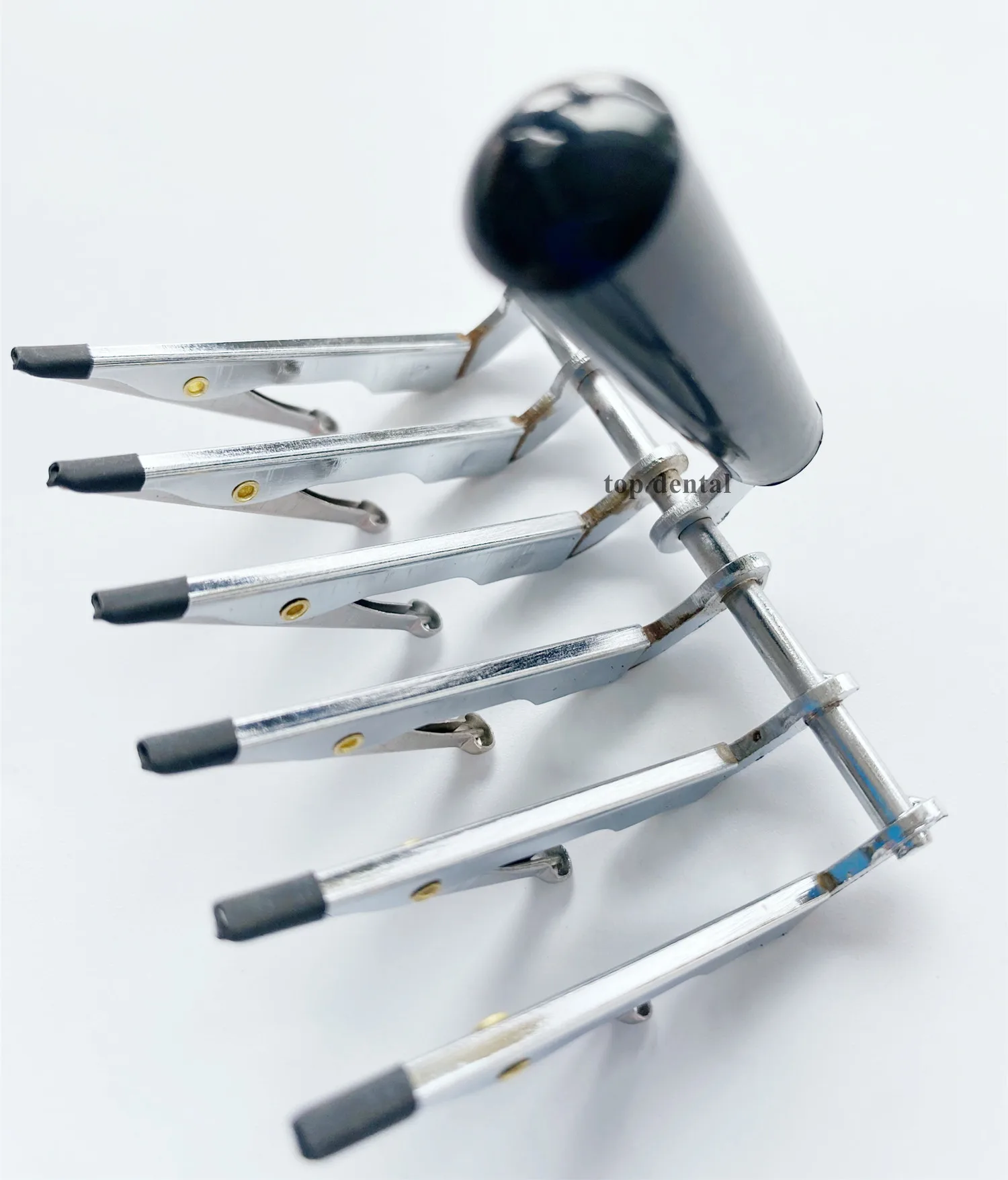 

5Pcs Dental Veneers Glazing Clip PorcelainTools Temporary Crown Clamps Denture Teeth Holder
