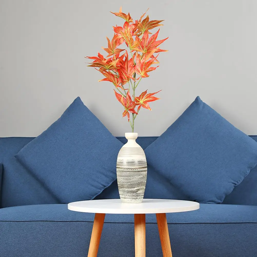 

Simulation Artificial Leaves Branches Balcony Garden Landscape Artificial Leaves for Household Living Room Supplies