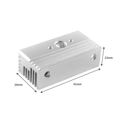 Охлаждающий блок Creality 3D Sprite Extruder Pro 41*20*13 мм, радиатор для Ender3 S1 Plus/Ender S1 Pro/CR10 Smart Pro/Sermoon V1 Pro