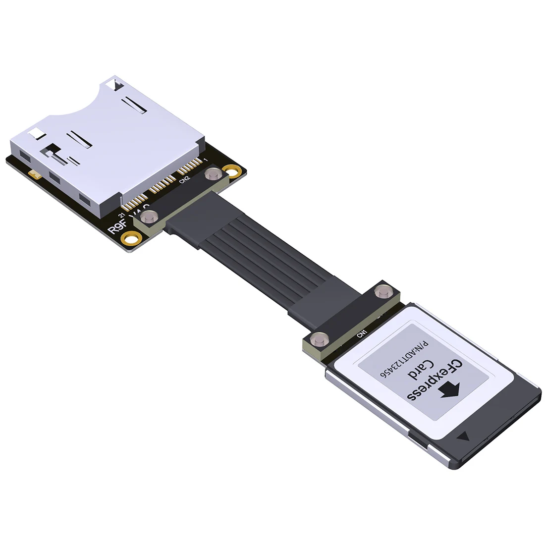 

PCIe 4.0x2 CFexpress Extension Cable Type B High Speed PCIe4.0 Gen4 x2 CFexpress B SSD Memory Storage Cards Adapter Cable