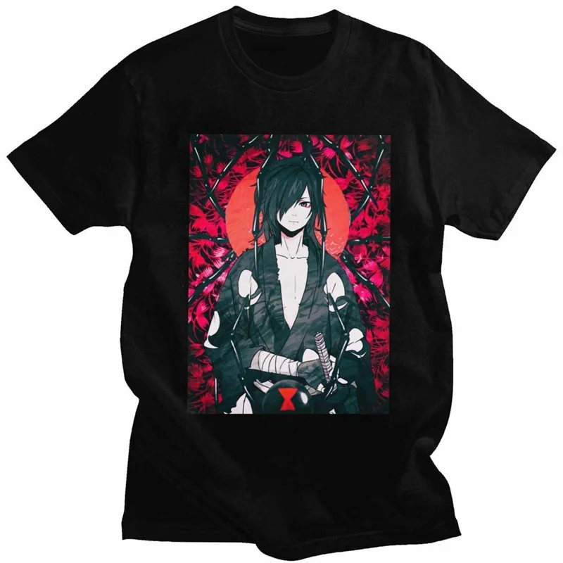 

Handsome Men's Dororo Hyakkimaru T Shirt Short Sleeved Round-Neck Cotton Graphic T Shirts Leisure Anime Manga Tee Fans Clothing