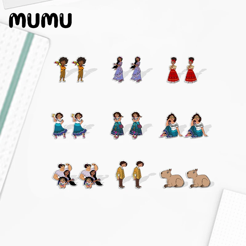 2021 новые акриловые серьги-гвоздики из эпоксидной смолы |