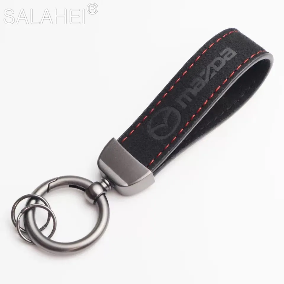 

Car Emblem Keychain Lanyard Decoration Key Ring For Mazda 3 6 CX3 CX4 CX5 CX7 CX8 CX9 CX30 MX30 323 M3 M6 Axela Atenza RX7 Ruiyi