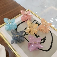 butterfly shaped hair clips for hair accessories for women translucent super fairy temperament clip girls accessory korean new