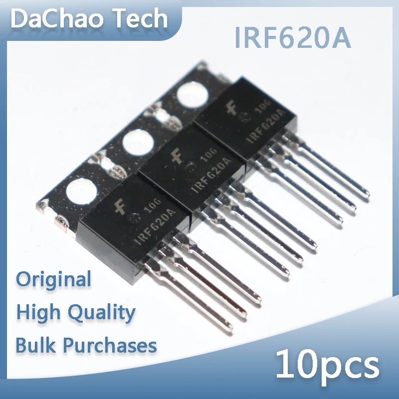 

10pcs IRF620A 5A 200V Fairchild FET TO-220 Original New