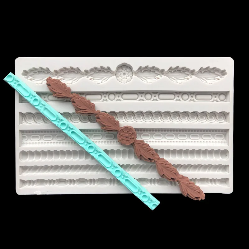 

Рельефная плетеная веревка, декоративная силиконовая форма, украшение для мастики, шоколада, окружающей каймы 19-253
