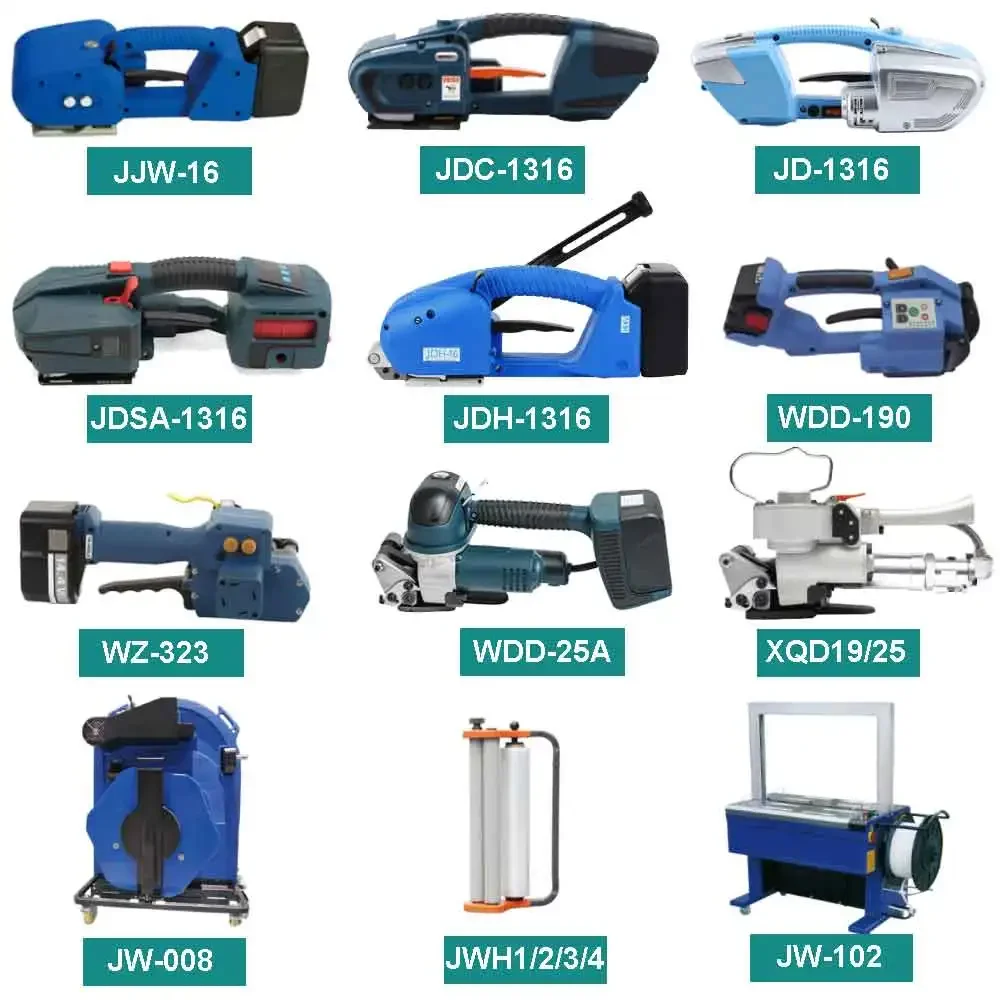 Профессиональный ручной ПЭТ/ПП тяжелый аккумулятор пластик P400 1216 мм