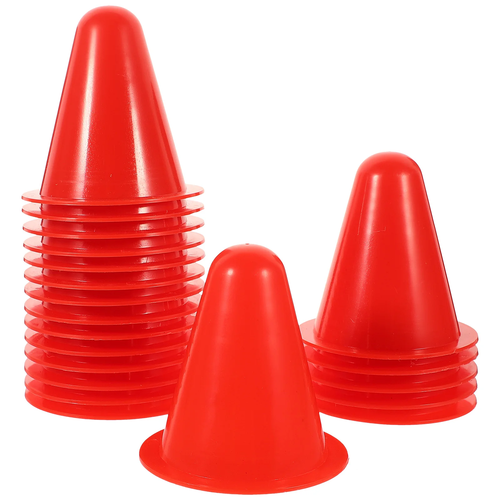 

20 Pcs Sports Cones Colored Roller Skating Mini Footballs Training Markers Outdoor Skates Soccer