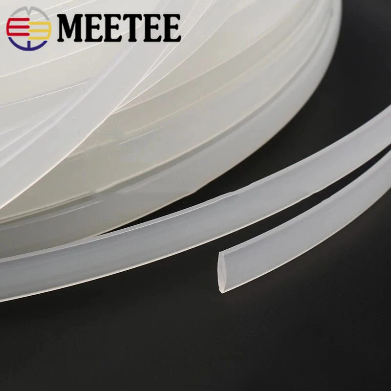 5Meters Meetee Clear Plastic Corset Ribbon Webbing Boning Bra Side Tape Wedding Dress Support Sewing Clothing DIY Accessories