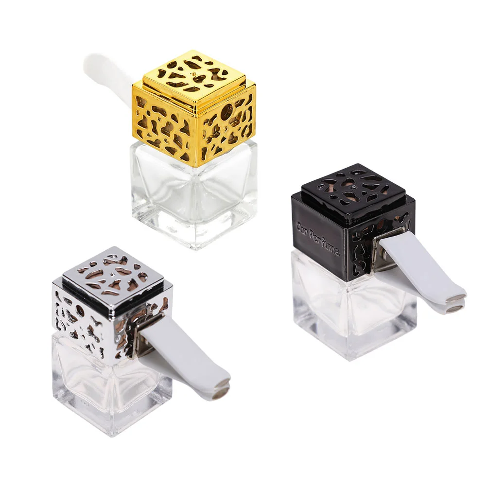 

3Pcs Hollowed- out Car Bottles with Clips Air Vent Diffusers