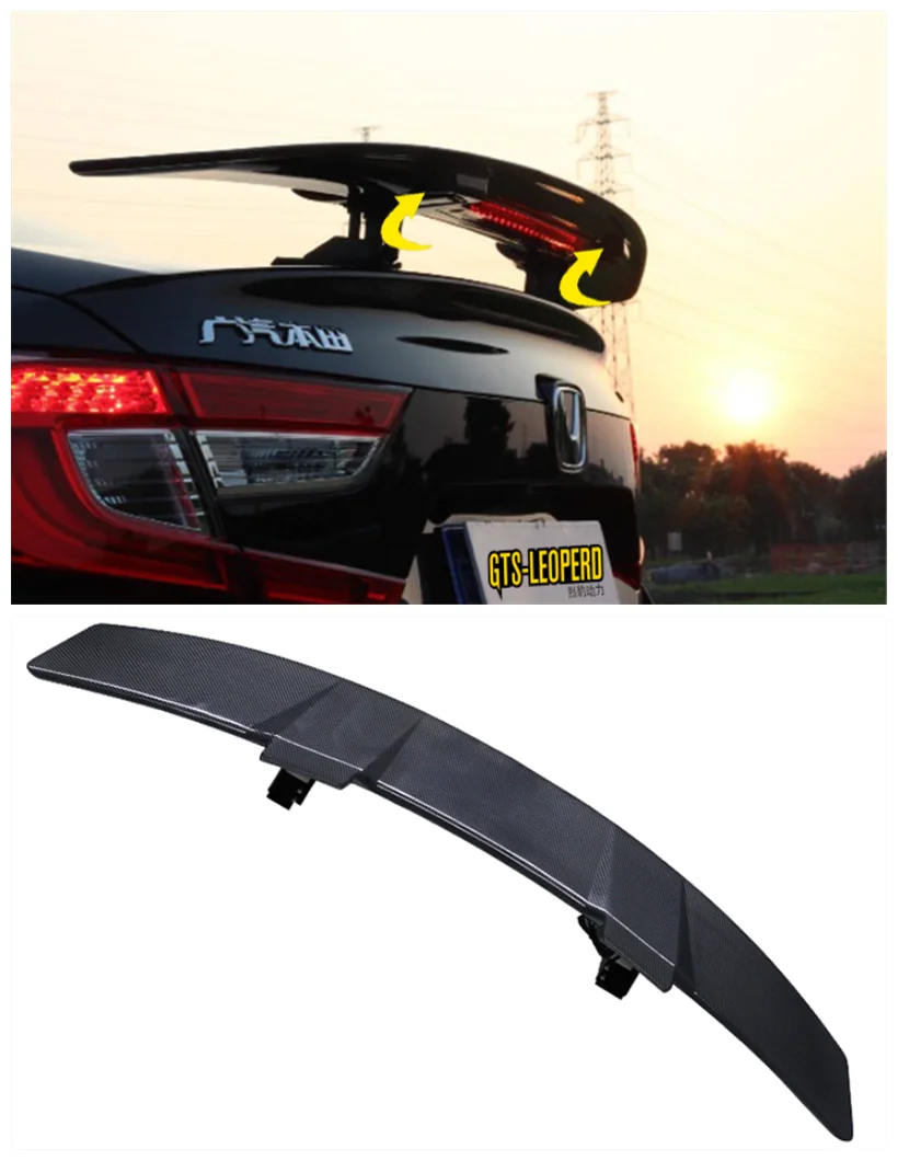 

Electric Automatically Universal Rear Trunk Tail Boot Lid Car Spoiler Wing For Audi BMW Mercedes VW Sedan Car ABS Carbon Fiber