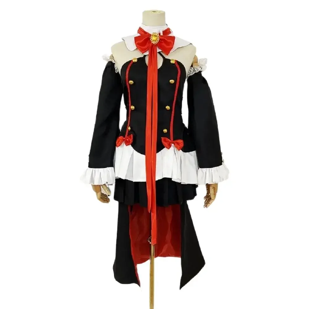 Унисекс аниме косплей-костюмы униформа на Хэллоуин Индивидуальный размер