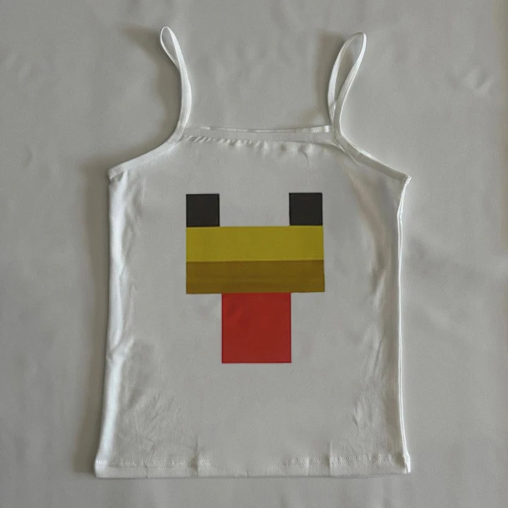 Женский укороченный топ в стиле панк из полиэстера и хлопка