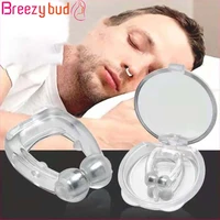 1 pcsbox anti snoring nose clip mini silicone sleep apnea sleeping aid nasal dilators breathe easy good sleep snore stopper