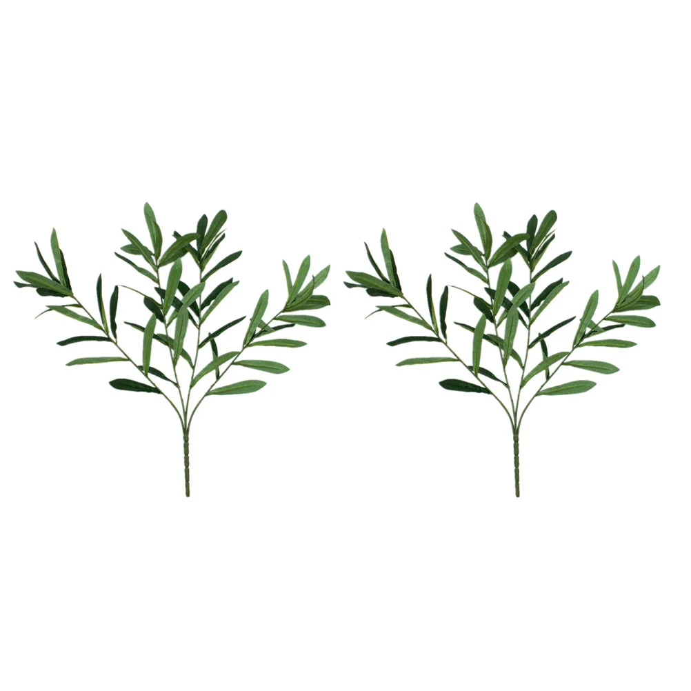 

Olive Branchesartificial Faux Fake Tree Stems Branch Eucalyptusleaves Greenery Home Desktop Resistant Wear Decortrees Household