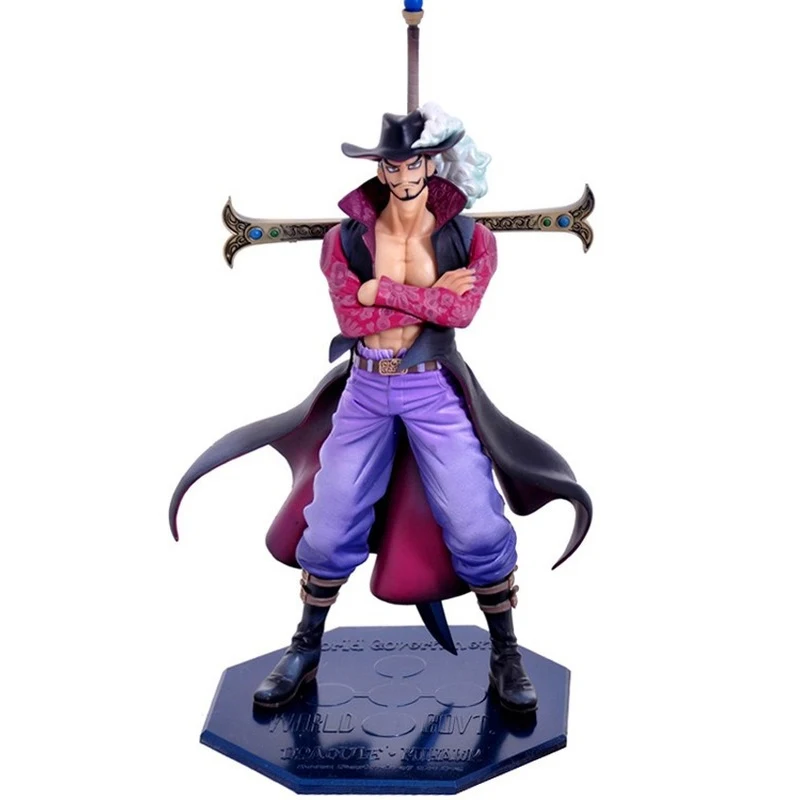

Фигурки Дракулы Mihawk Hawkeye, Аниме фигурки, сменные руки и лица, ПВХ Сборная модель, игрушки, 26 см