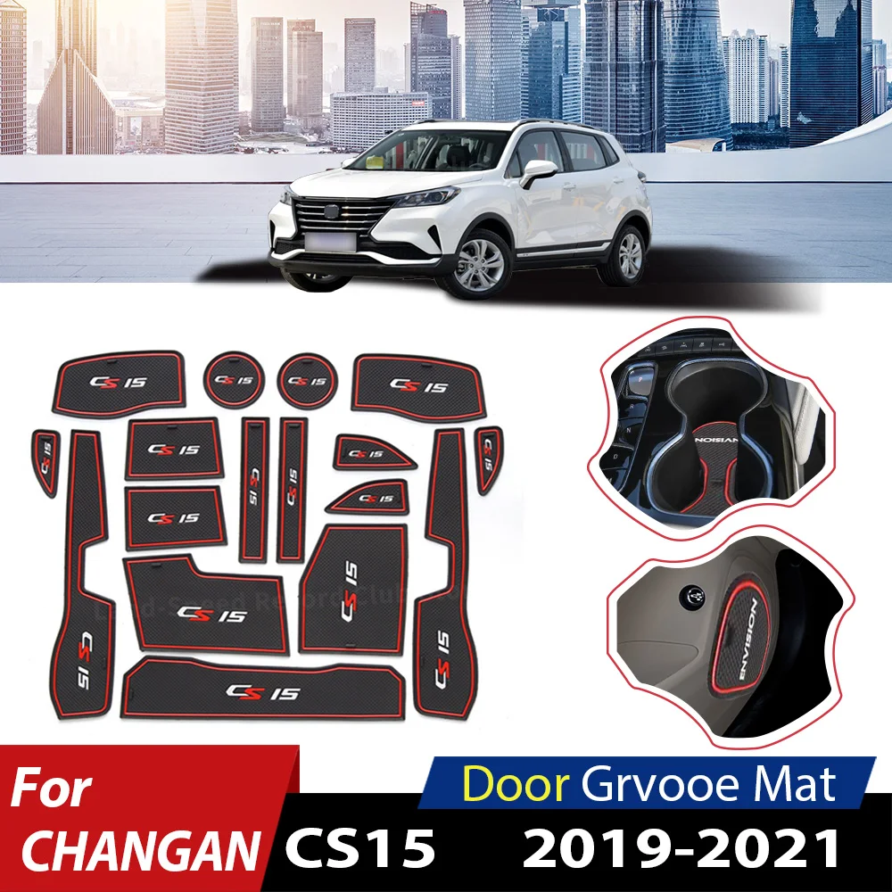 

Car Door Groove Mats For Changan CS15 2021 Changan CS15 2020 Changan CS15 2019 Gate Slot Mat Rubber Anti-Slip Mat