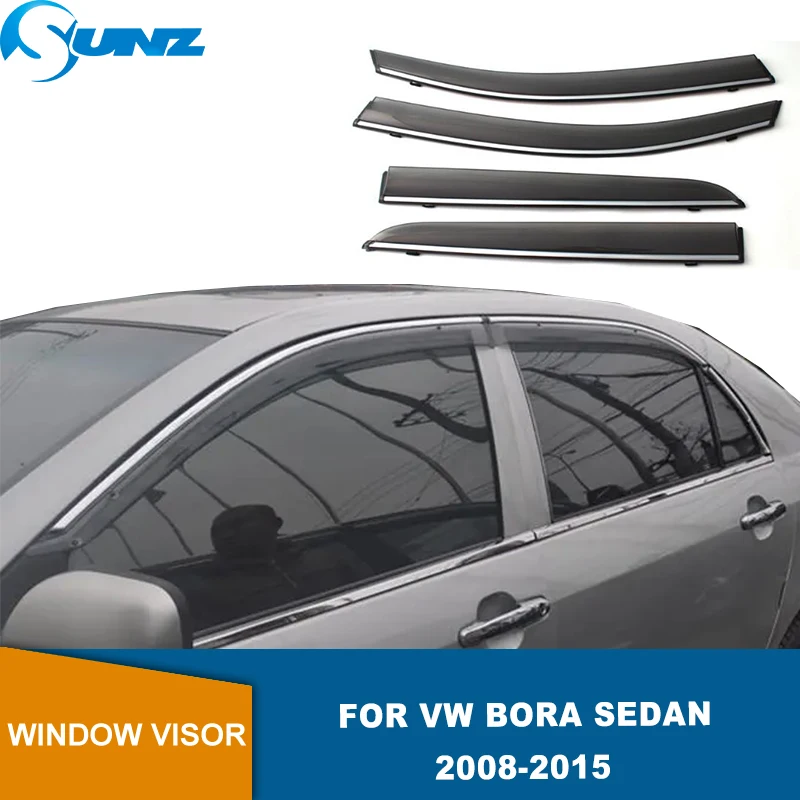 

Window Visors For VW Bora Sedan 2008 2009 2010 2011 2012 2013 2014 2015 Car Guard Vent Awnings Shelters Rain Guard Door Visor