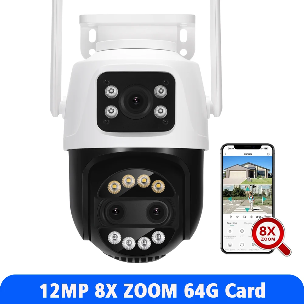 

ASECAM Камера 12Мп Wi-Fi 8x zoom QQ12