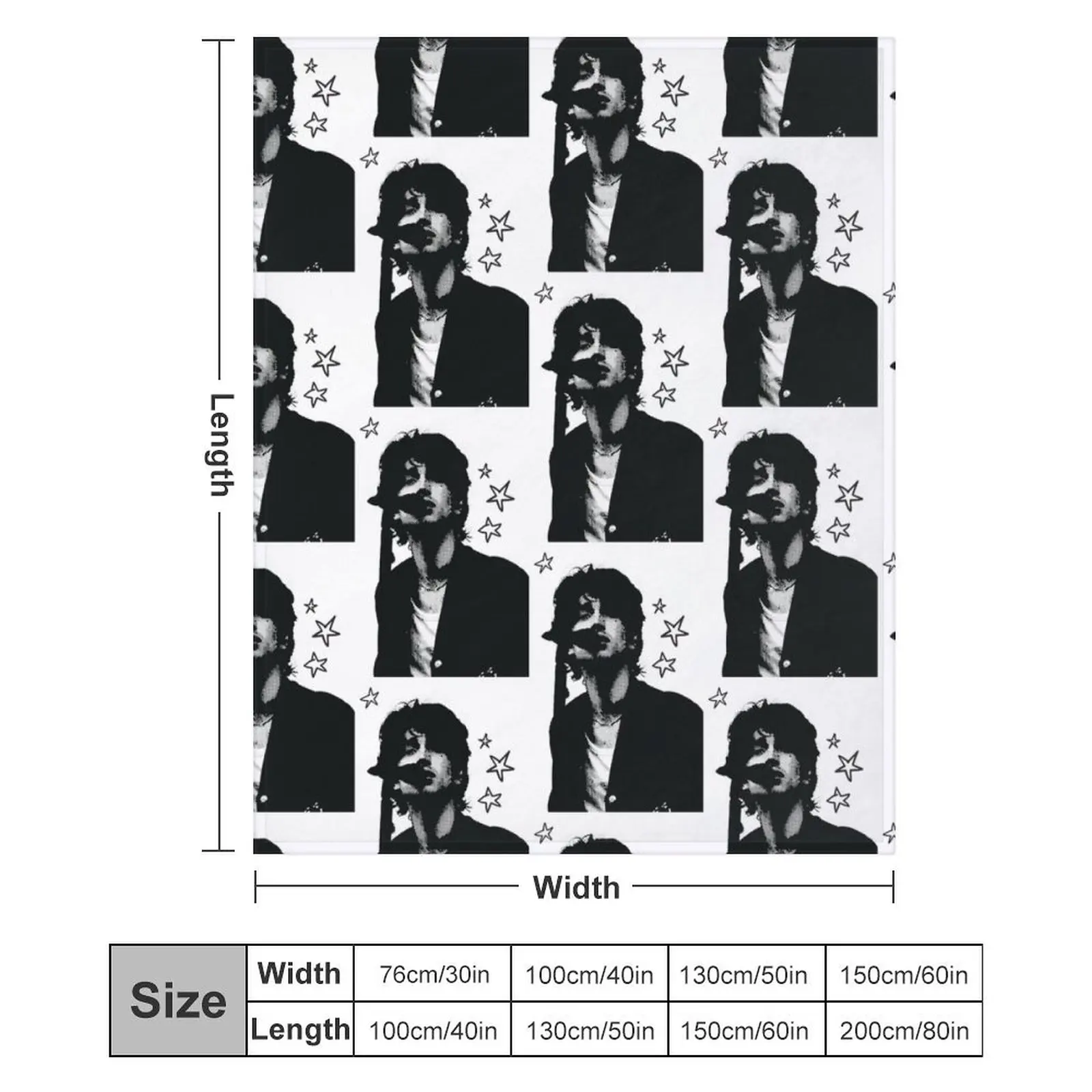 Ингалятор - Elijah Hewson Плед Персонализированный подарок Thins Многоцелевые мягкие