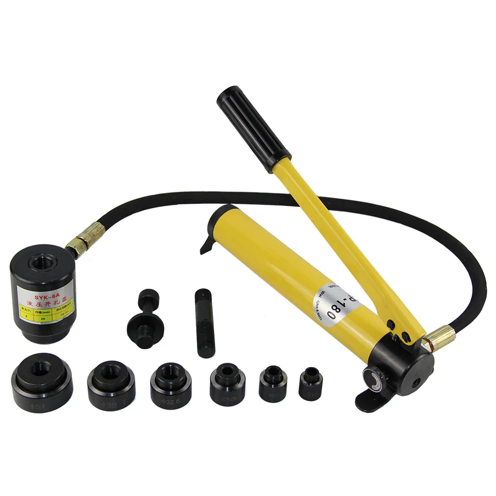 

Belton Odetools 10T hydraulic puncher hole opener SYK-8A sheet metal punch tool