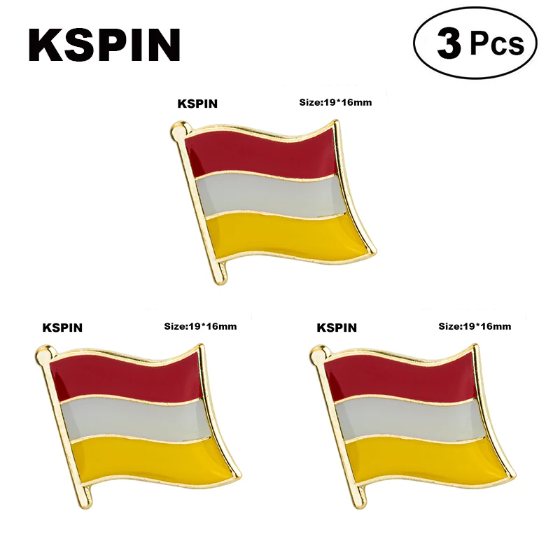 Flag Lapel Pin Flag badge Brooch Pins Badges 3Pcs a Lot XY0914