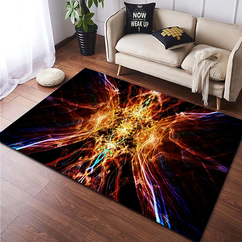 Colorful Magical Fantasy Abstract Art Printed Carpet for Living Room Home Decoration Mats Boho Rugs area rug for bedroom