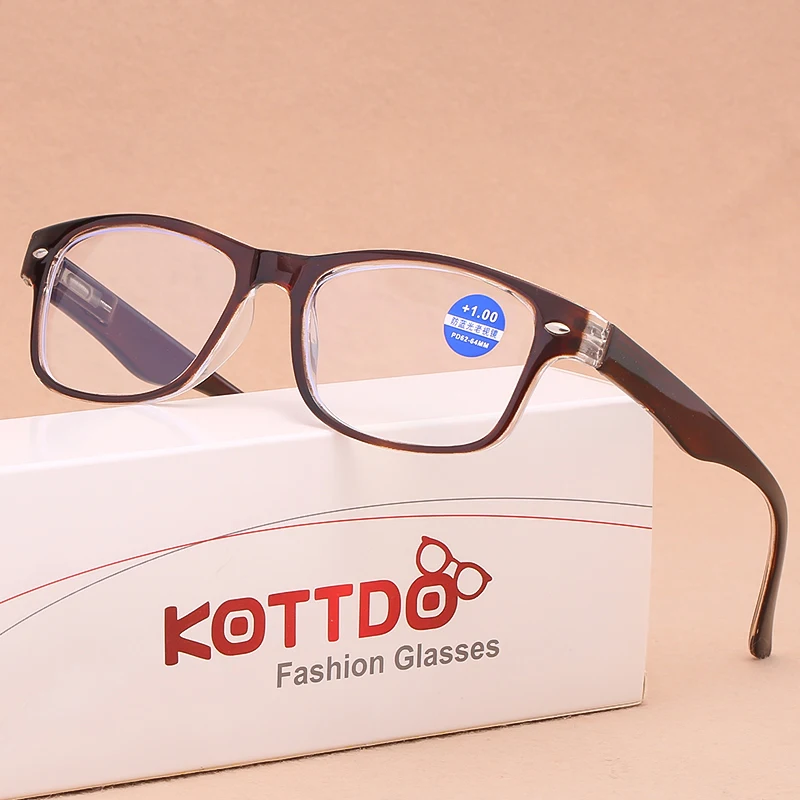 

Classic Square Anti-Blue Light Reading Glasses Women Hyoperopia Glasses Computer Eyeglasses+1.0.+1.5.+2.0.+2.5.+3.0.+3.5.+4.0.