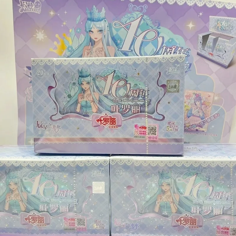 Фото KAYOU натуральная карта Yeloli Dream of Chenxing Crystal Diamond Pack, полная серия, милая карта принцессы, коллекционные карты аниме, подарочная игрушка №3