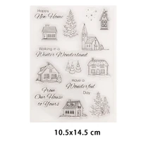 new arrival 2022 house clear stamps for diy scrapbooking crafts stencil fairy rubber stamps card make photo album decor