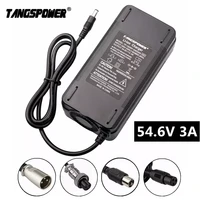 tangspower 54 6v 3a lithium battery charger 54 6v3a electric bike charger for 13s 48v li ion battery pack charger high quality