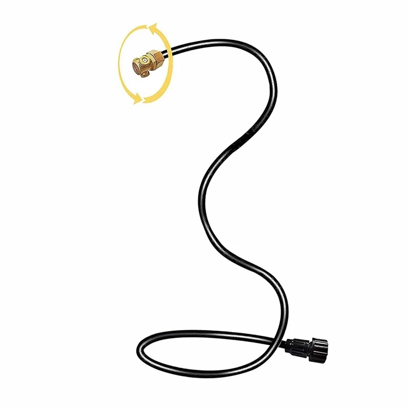 

Misters For Outside Patio, Portable/Personal Mister Cooling System, Flexible Outdoor Misting Sprinklers Hose Durable 1.5 Meter