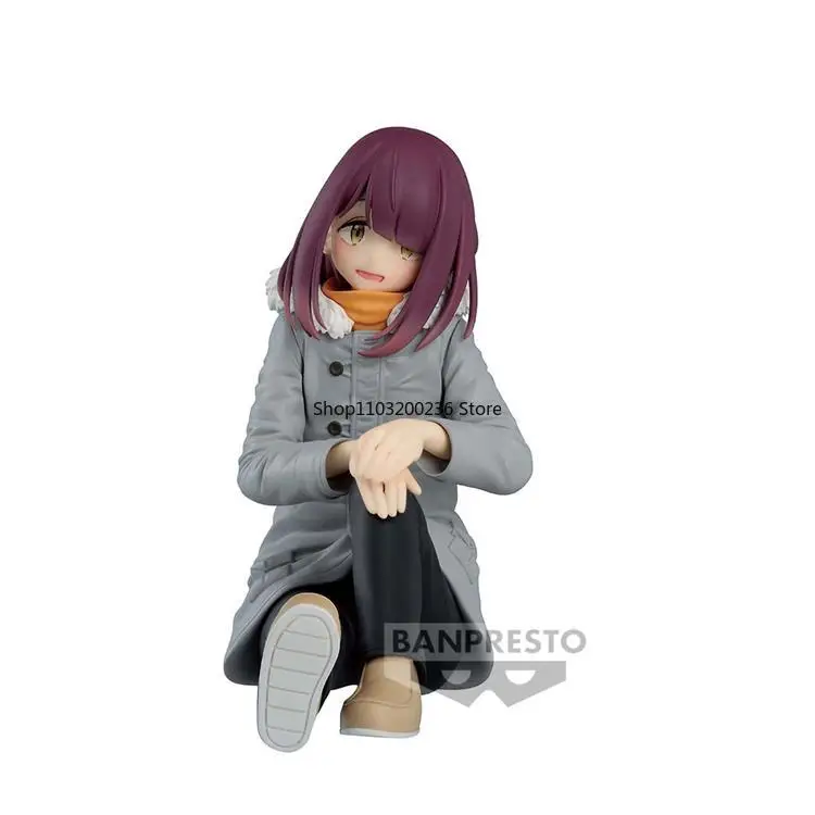 Bandai Original Laid-Back Camp Friends Who Hold Pens Kagamihara Nadeshiko&ampAyano Toki Аниме Фигурка Настольные