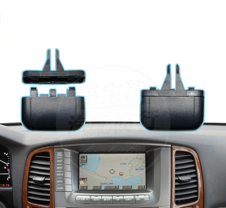 

For Toyota Land Cruiser 4500 4700 LC100 Air Conditioning Outlet Paddle Grille Mobile Clip Slider