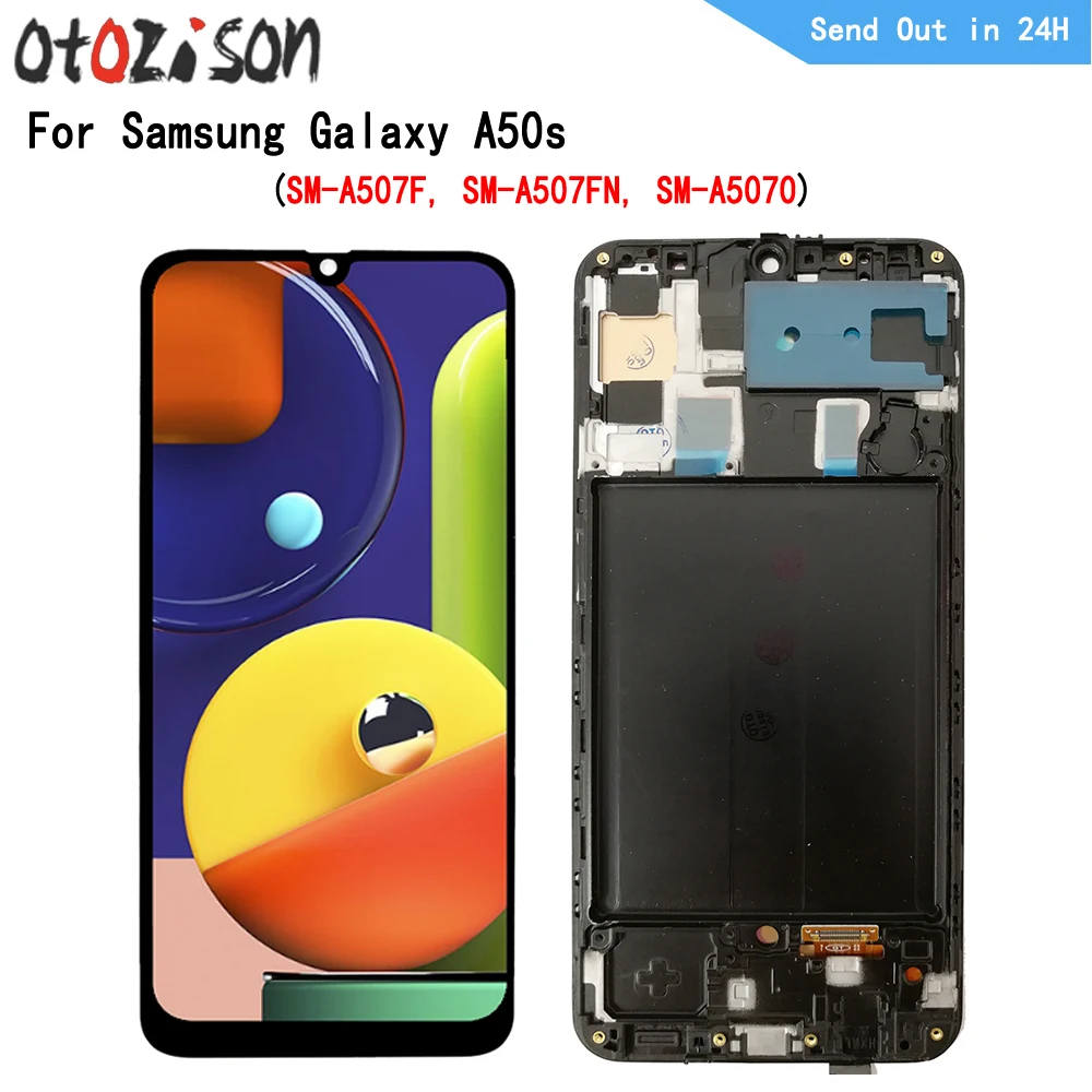6 4-дюймовый AMOLED-экран для Samsung Galaxy A50s A507 SM-A5070 ЖК-экран сенсорная панель дигитайзер